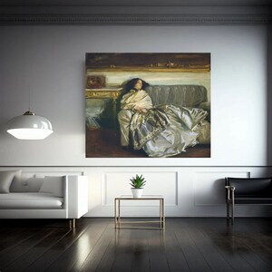 Giclée Fine Art Print; &quot;Repose&quot; By John Singer Sargent; Fine Art Print; Giclée Print; Portrait Art; John Singer Sargent Art Print; Portraits