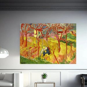 Giclée Fine Art Print; &quot;The Gardener&quot; By Maurice de Vlaminck; Fine Art Print; Giclée Print; Fauvism Art; Fauvism Art; Fauvism Art Print