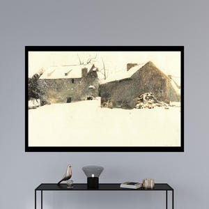 Giclée Fine Art Print; &quot;The Granary&quot; By Andrew Wyeth; Painting Circa 1961. Fine Art Print; Giclée Print; Andrew Wyeth Art Print; Wyeth Art