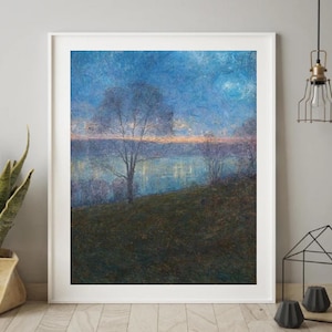 Giclée Fine Art Print; &quot;Evening&quot; By Eugene Jansson; Fine Art Print; Giclée Print; Impressionism; Impressionism Art Print