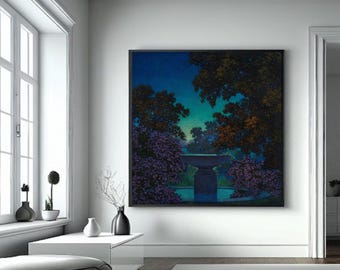 Ecstasy, Maxfield Parrish Art Print, Antique Woman Painting