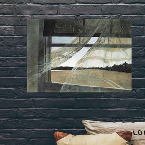 Giclée Fine Art Print; &quot;Wind From The Sea&quot; By Andrew Wyeth; Painting Circa 1947. Fine Art Print; Giclée Print; Andrew Wyeth Art Print