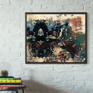 Giclée Fine Art Print; &quot;Decalcomania No. 1&quot; By Jean-Paul Riopelle; Fine Art Print; Giclée Print; Modern Art; Abstract Art; Abstract Print