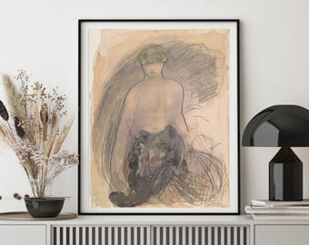 Auguste Rodin Danseuse Cambodgienne Print, Rodin Print, Rodin