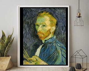 Giclée Fine Art Print; "Self-Portrait" By Vincent Van Gogh; Fine Art Print; Giclée Print; Van Gogh Art; Van Gogh Print; Impressionist