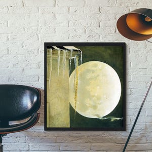 Giclée Fine Art Print; &quot;Moon Madness&quot; By Andrew Wyeth; Painting Circa 1978. Fine Art Print; Giclée Print; Andrew Wyeth Art Print; Wyeth Art