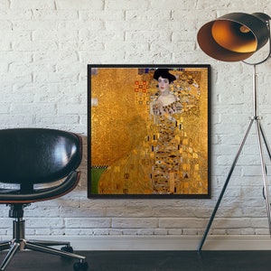 Giclée Fine Art Print; &quot;The Woman In Gold&quot; By Gustav Klimt; Fine Art; Fine Art Print; Giclée Print; Gustav Klimt Print; Klimt Giclée Print