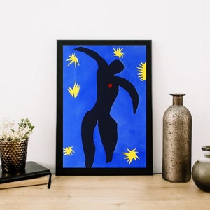 Giclée Fine Art Print; &quot;Icarus&quot; By Henri Matisse; Fine Art Print; Giclée Print; Modernism Art; Matisse Art; Matisse Art Print; Modernism