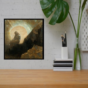 Giclée Fine Art Print; &quot;Melancholy&quot; By Odilon Redon; Fine Art Print; Giclée Print; Symbolism Art; Symbolism Art Print; Odilon Redon Art