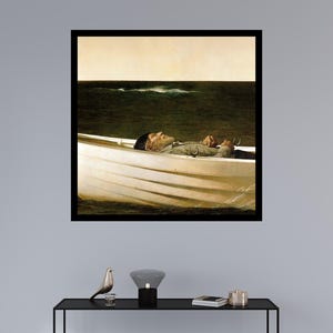 Giclée Fine Art Print; &quot;Adrift&quot; By Andrew Wyeth; Fine Art Print; Giclée Print; Andrew Wyeth Art Print; Andrew Wyeth Art; Americana Art