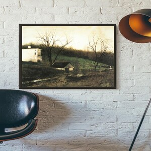 Giclée Fine Art Print; &quot;Evening At Kuerners&quot; By Andrew Wyeth; Painting Circa 1970. Fine Art Print; Giclée Print; Andrew Wyeth Art Print