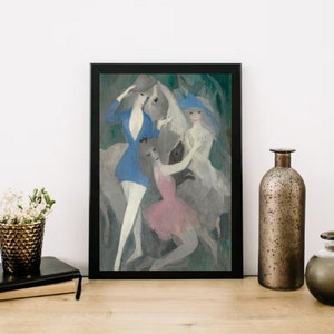 Giclée Fine Art Print; &quot;Spanish Dancers&quot; By Marie Laurencin; Fine Art Print; Giclée Print; Cubism Art; Cubism; Cubism Art Print