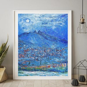 Giclée Fine Art Print; &quot;In The Moonlight&quot; By Lauro Pedraza; Fine Art Print; Giclée Print; Impressionism Art Print; Impressionist Art