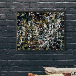 Giclée Fine Art Print; &quot;Stroll&quot; By Jean-Paul Riopelle; Fine Art Print; Giclée Print; Modern Art; Abstract Art; Abstract Art Print