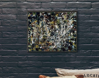 Giclée Fine Art Print; "Stroll" By Jean-Paul Riopelle; Fine Art Print; Giclée Print; Modern Art; Abstract Art; Abstract Art Print