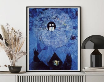 Giclée Fine Art Print; "The Dark Gods" By Max Ernst; Fine Art Print; Giclée Print; Surrealism Art; Surrealism Art Print; Max Ernst Art Print