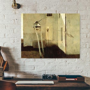 Giclée Fine Art Print; &quot;Slight Breeze&quot; By Andrew Wyeth; Painting Circa 1968. Fine Art Print; Giclée Print; Wyeth Art Print; Wyeth Art