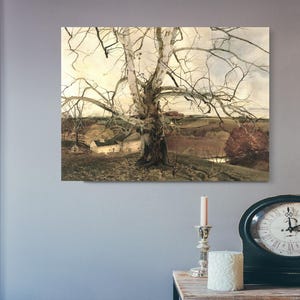 Giclée Fine Art Print; &quot;Pennsylvania Landscape&quot; By Andrew Wyeth; Painting Circa 1942. Fine Art Print; Giclée Print; Andrew Wyeth Art Print