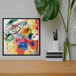 Giclée Fine Art Print; &quot;Black Lines&quot; By Wassily Kandinsky; Fine Art Print; Giclée Print; Modern Art Print; Kandinsky Art; Kandinsky Print