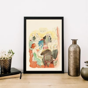 Giclée Fine Art Print; &quot;Soirée&quot; By George Grosz; Fine Art Print; Giclée Print; Otto Dix Print; Expressionism Art Print; German Expressionism