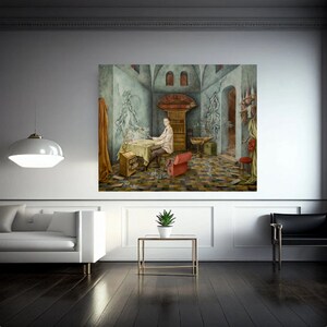 Giclée Fine Art Print; &quot;Harmony&quot; By Remedios Varo; Fine Art Print; Giclée Print; Surrealism Art; Remedios Varo Art Print; Surrealism Print
