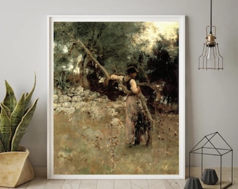 Giclée Fine Art Print; "A Capriote" By John Singer Sargent; Fine Art Print; Giclée Print; Portrait Art; John Singer Sargent Print