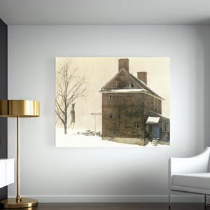 Giclée Fine Art Print; &quot;Tenant Farmer&quot; By Andrew Wyeth; Painting Circa 1961. Fine Art Print; Giclée Print; Andrew Wyeth Art Print; Wyeth Art