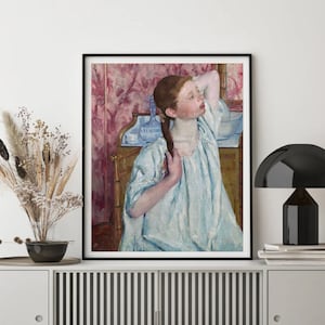 Giclée Fine Art Print; &quot;Girl Arranging Her Hair&quot; By Mary Cassatt; Fine Art Print; Giclée Print; Impressionist Art Print; Mary Cassatt Print
