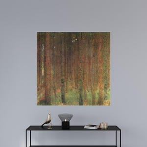 Giclée Fine Art Print; &quot;Pine Forest&quot; By Gustav Klimt; Fine Art; Fine Art Print; Giclée Print; Gustav Klimt Print; Landscapes; Expressionism