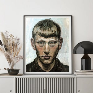 Giclée Fine Art Print; &quot;The Young Man&quot; By Otto Dix; Fine Art Print; Giclée Print; Otto Dix Print; Symbolism Art Print; Otto Dix Art Print