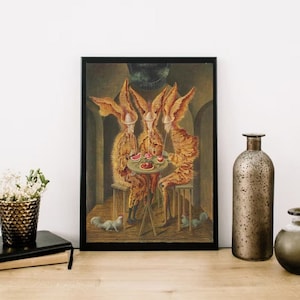 Giclée Fine Art Print; &quot;Vegato Vampires&quot; By Remedios Varo; Fine Art Print; Giclée Print; Surrealism Art; Remedios Varo Art Print; Surrealism