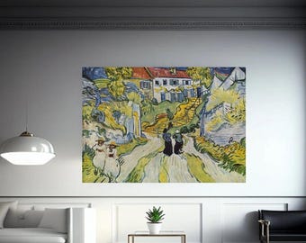 Giclée Fine Art Print; "Stairway At Auvers" By Vincent Van Gogh; Fine Art Print; Giclée Print; Van Gogh Art; Van Gogh Print