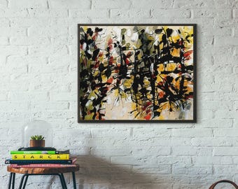 Giclée Fine Art Print; "Untitled" By Jean-Paul Riopelle; Fine Art Print; Giclée Print; Modern Art; Abstract Art; Abstract Art Print
