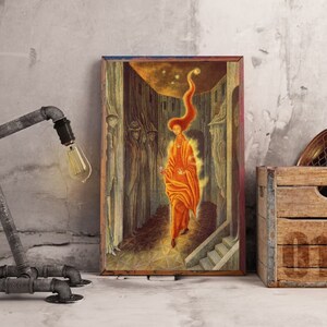 Giclée Fine Art Print; &quot;The Call&quot; By Remedios Varo; Fine Art Print; Giclée Print; Surrealism Art; Remedios Varo Art Print; Surrealism Print