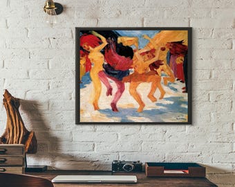 Giclée Fine Art Print; "The Dance Around The Golden Calf" By Emil Nolde; Fine Art Print; Giclée Print; German Impressionist Art Print