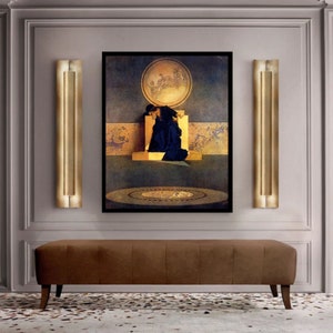 Giclée Fine Art Print; &quot;Young King Of The Black Isles&quot; By Maxfield Parrish; Fine Art Print; Giclée Print; Maxfield Parrish Art; Parrish Art