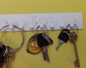 KEY HOLDER hooks wall mounted keys holder organiser 1- pack 3D printed