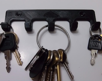 key holder hooks wall mounted keys holder ORGANISER 3D PRINTED