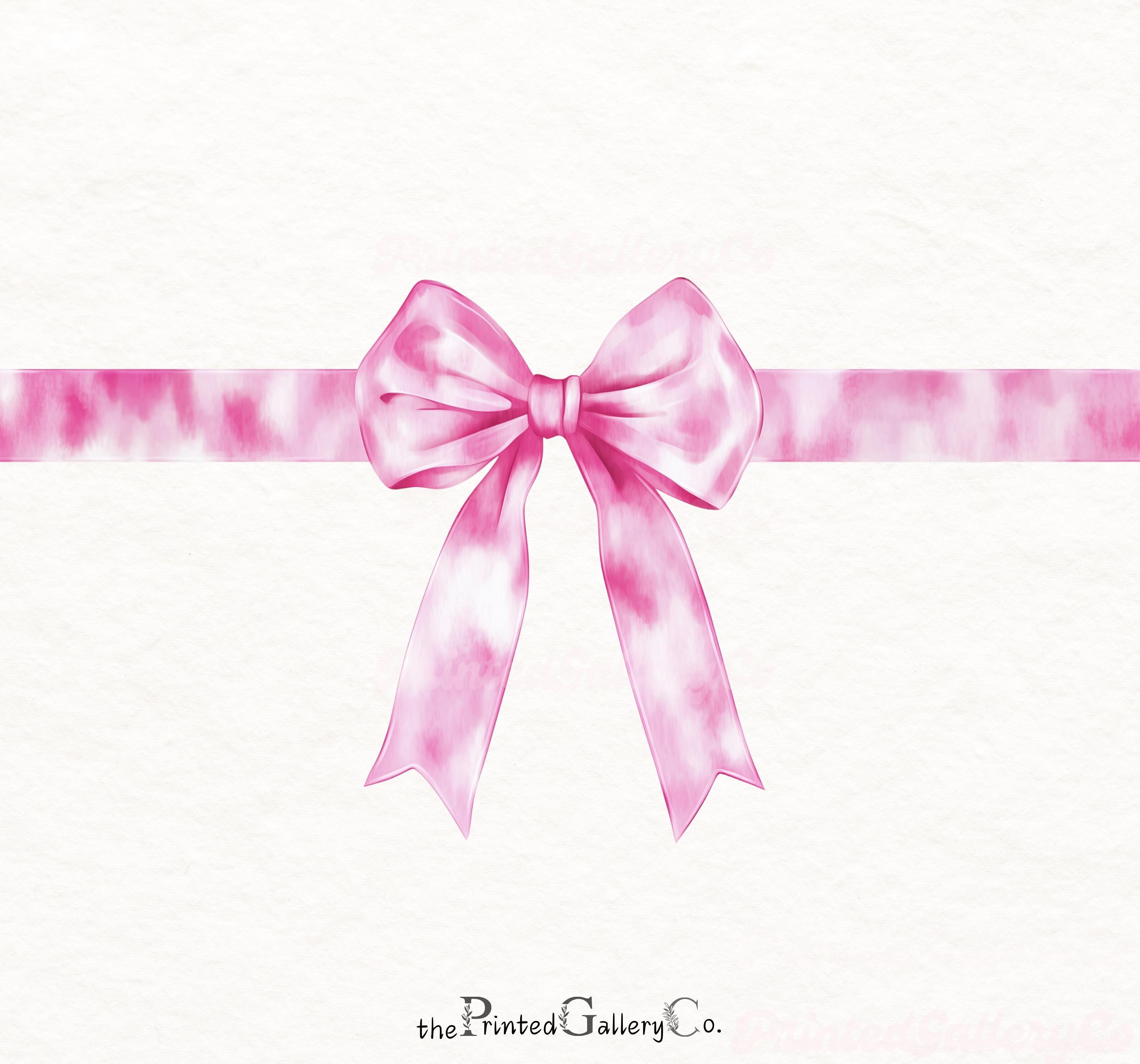 10 Pink Coquette Bows Clipart, Watercolor Ribbon Clipart, Soft Girl ...