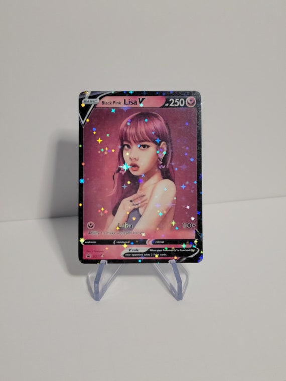 Black Pink Lisa Celebrity Card (original Art Custom Made