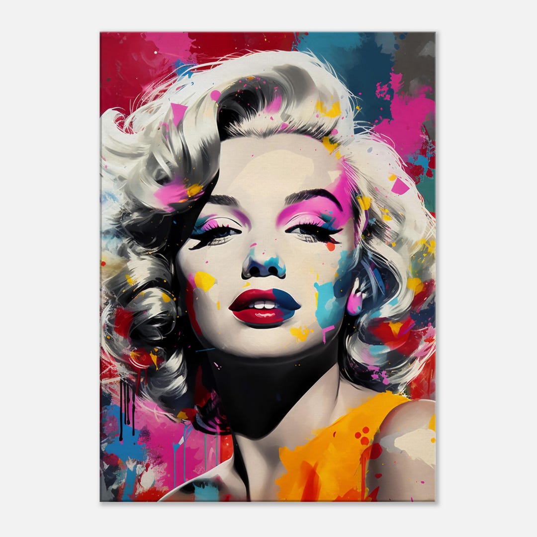 Marilyn Monroe Canvas Print | Vintage Wall Art, Iconic Decor and Home ...