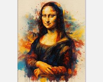 Mona Lisa Canvas Art Print – Renaissance Art Reproduction – Wall Decor for Art Lovers - Perfect Gift for Fans & Collectors