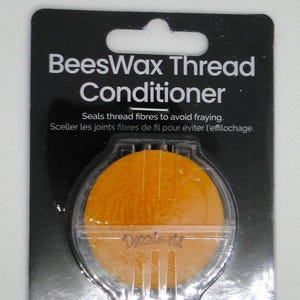 Conditionneur de Fil en Cire d'Abeille, Boîtier, Cire Naturelle, Empêche l'Effilochage du Fil, Facile d'utilisation, Fabrication de Bijoux