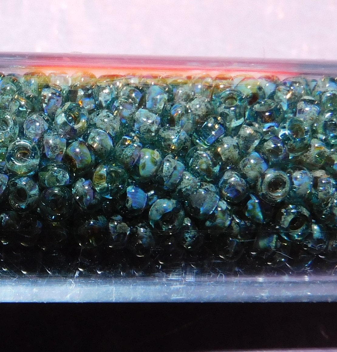 11-4506, Miyuki 22g Tr Seafoam Picasso 11-4506, Miyuki 22g Tr Seafoam Picasso