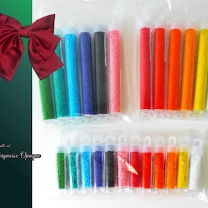 Complete beading kit, With Tutorial, Beginner's beadwork kit, Miyuki 11/0, 12 Colors, Earring Starter Kit, Round Rocaille