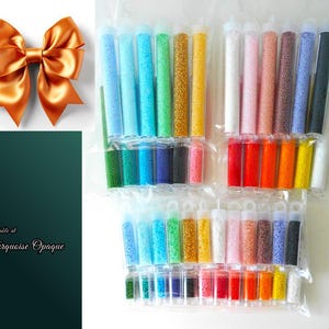 Complete beading kit, 24 Colors and Textures, With Tutorial, Miyuki 11/0, Round Rocaille, Beginner's beadwork kit, Makes a perfect gift