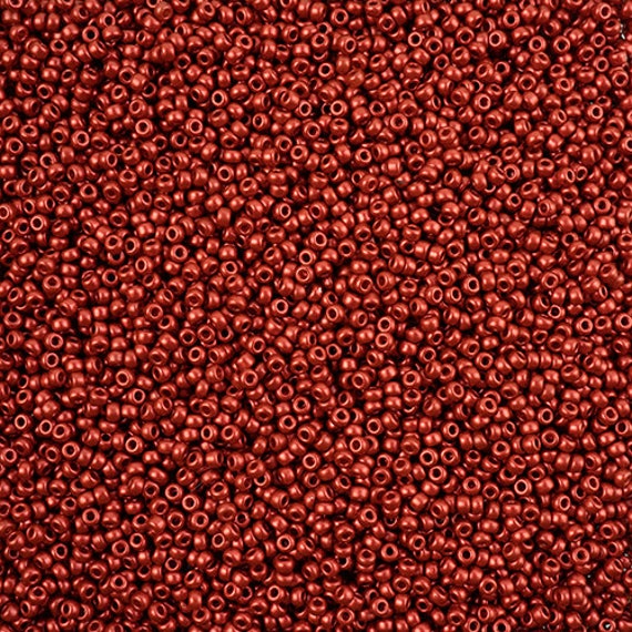 11-4591, Miyuki 22g Red Lava 11-4591, Miyuki 22g Red Lava