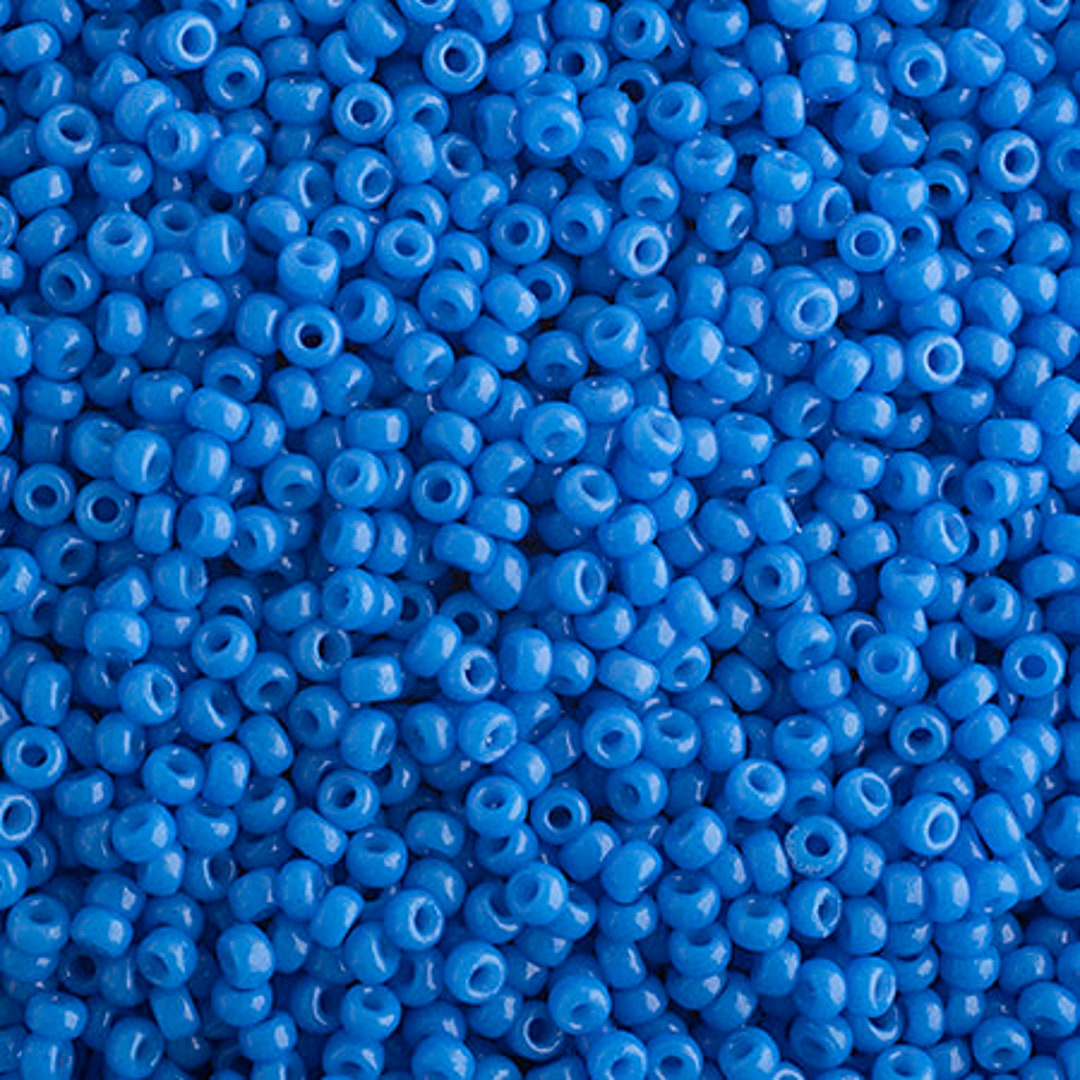 小物 miyuki Miyuki 11/0, Seed Beads, Cornflower Blue Opaque, Duracoat, 50g, 22