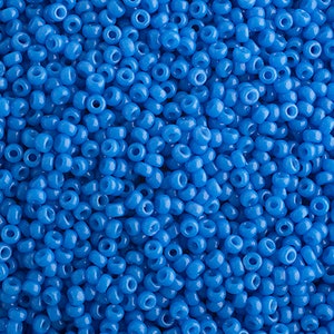 11-4484, Miyuki 22g Duracoat Op Cornflower Blue 11-4484, Miyuki 22g Duracoat Op Cornflower Blue