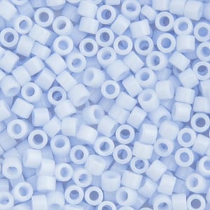 Delica, Light Blue Sky Opaque, Miyuki 11/0, DB 1497, Vials Apprx. 5,2g or 22g, Directly from the Supplier, Great Selection at a Fair Price